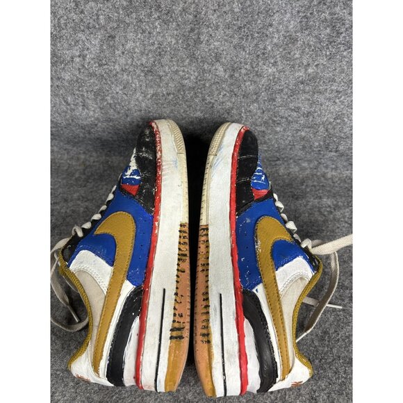 Nike Dunk Low GS Shoes Womens Size 8 Custom Painted Art DX9176-105 - Picture 8 of 9